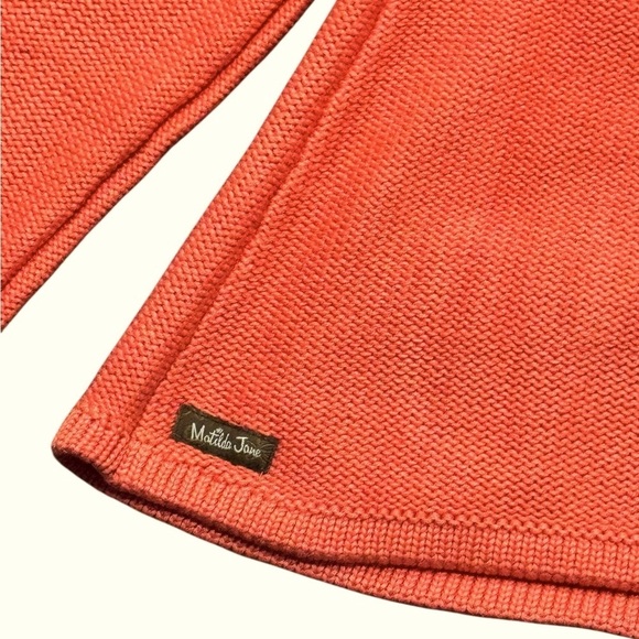 Matilda Jane Coral Casual Sweater Jacket Size 12 Swing Chunky - Picture 5 of 9